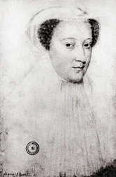 Mary, Queen of Scots (1542-87) in white mourning, 1560